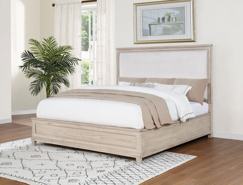 Pembroke 66-inch Panel Bed Washed Oak