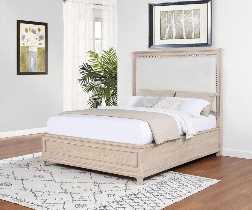 Pembroke 66-inch Panel Bed Washed Oak