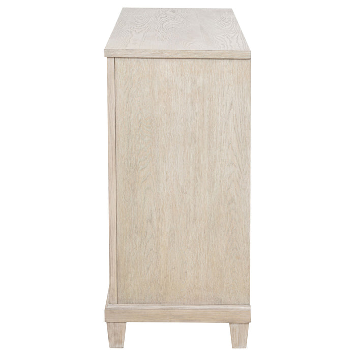 Pembroke 6-drawer Bedroom Dresser Cabinet Washed Oak