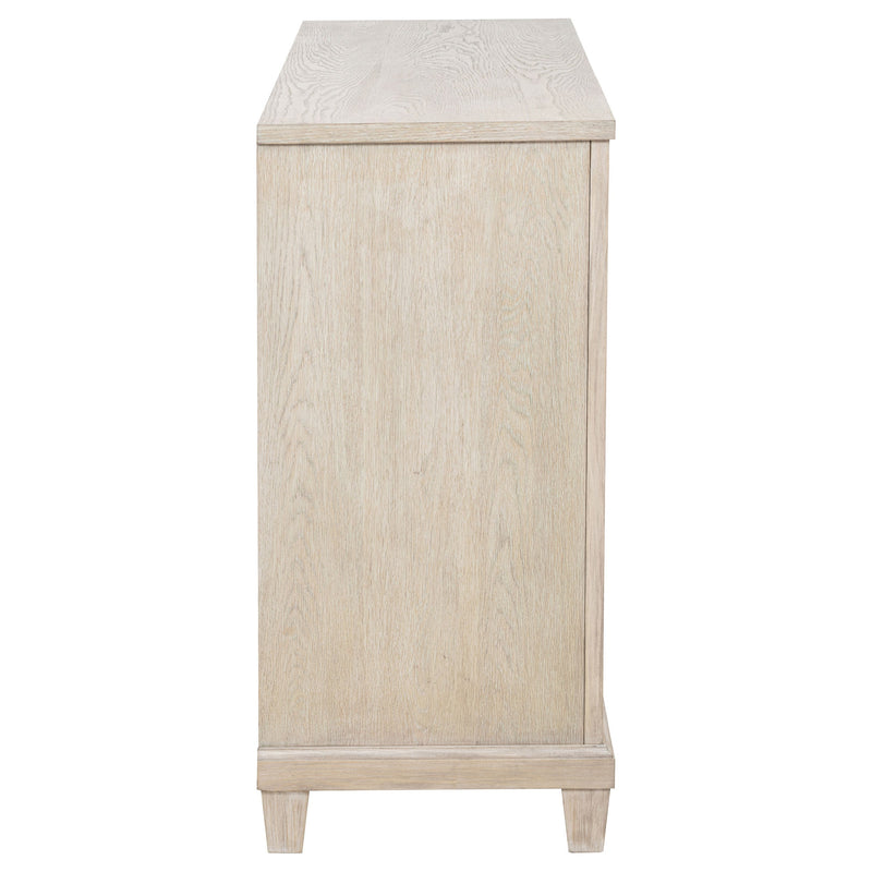 Cómoda de dormitorio Pembroke de 6 cajones Roble lavado