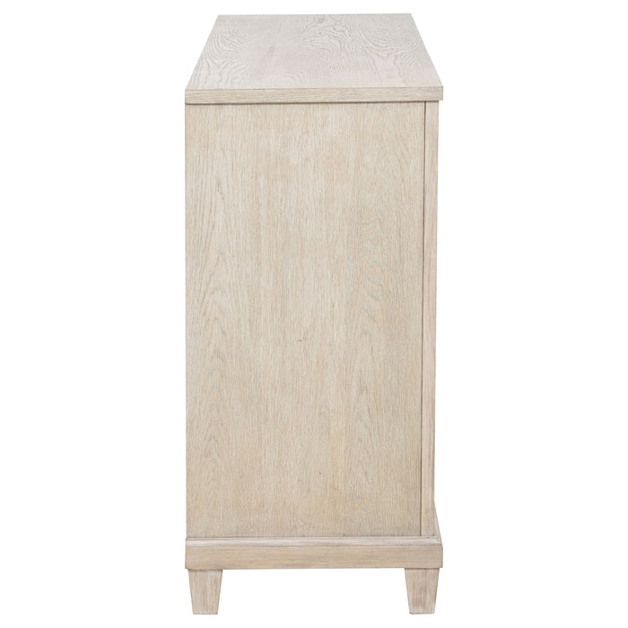 Pembroke 6-drawer Bedroom Dresser Cabinet Washed Oak