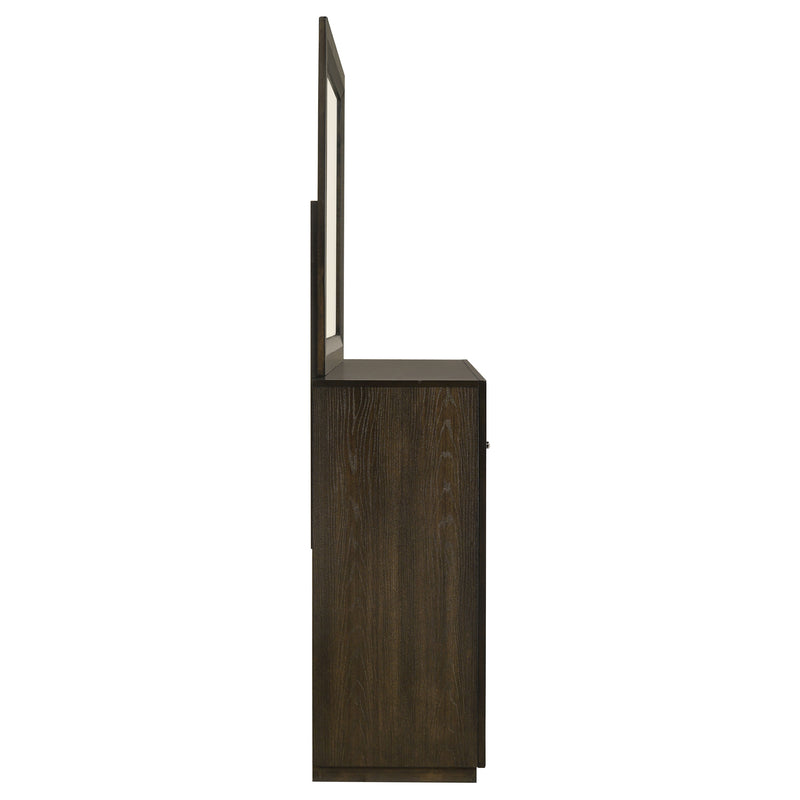 Atlas 7-drawer Bedroom Dresser Cabinet Dark Oak