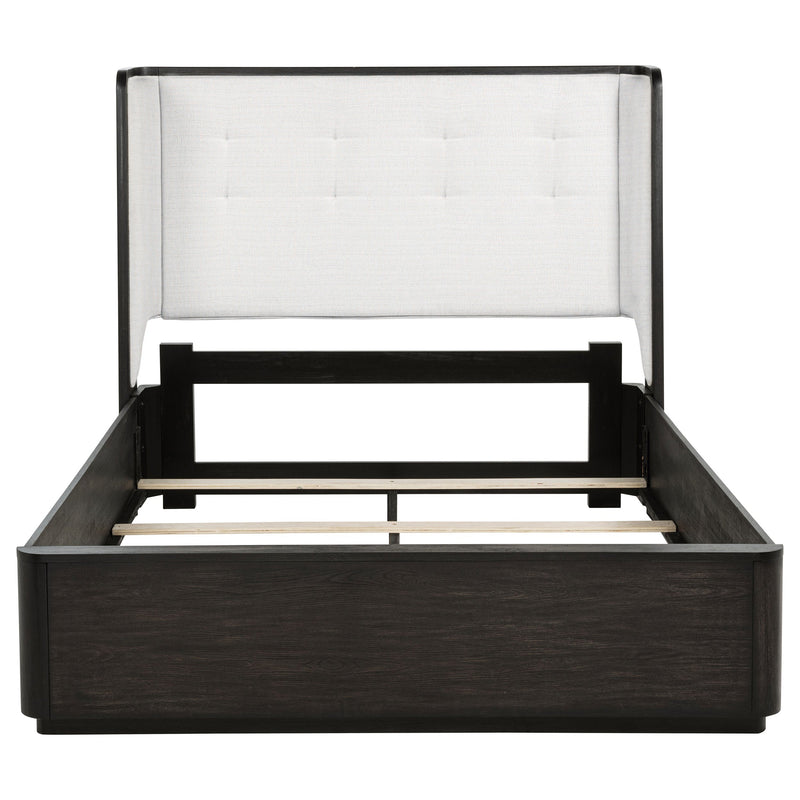 Leandro 55-inch Wingback Bed Burnished