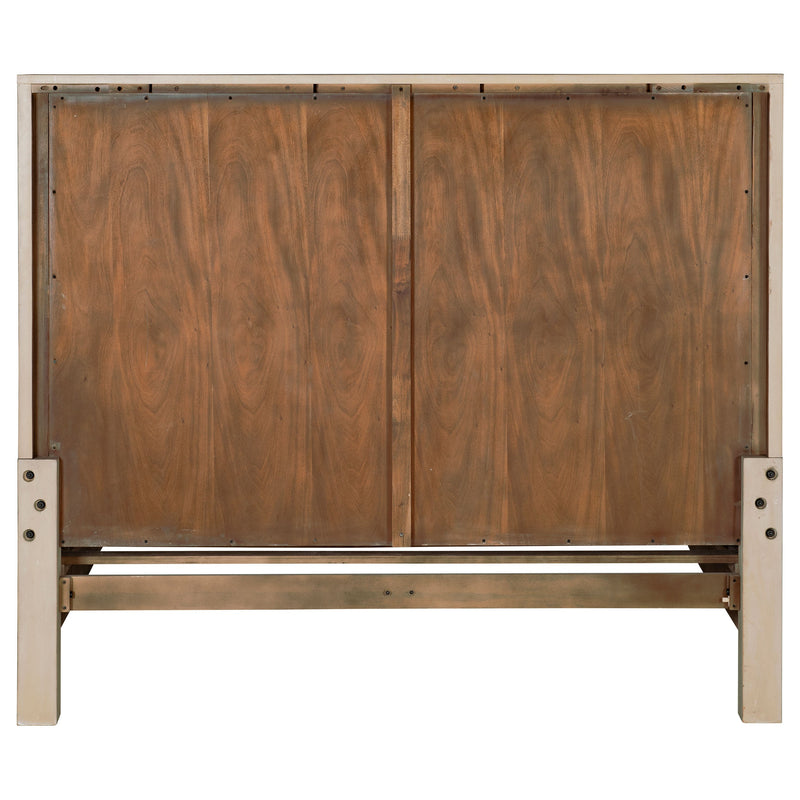 Solano 55-inch Panel Bed Weathered Mango