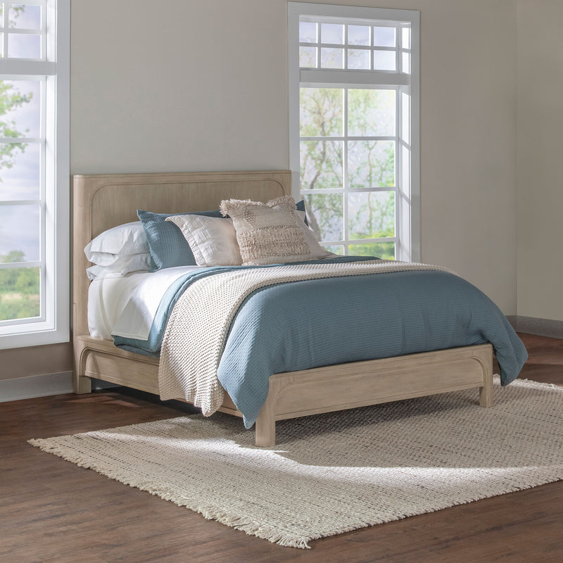 Cama con dosel Solano de 85 pulgadas en mango envejecido