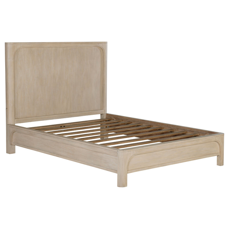 Cama con dosel Solano de 85 pulgadas en mango envejecido