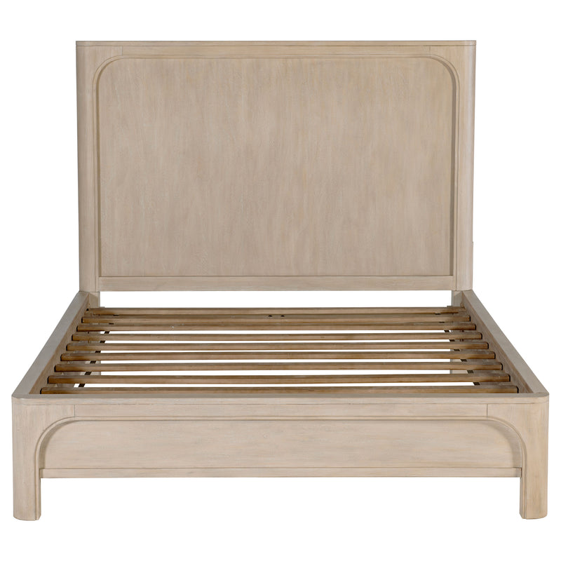 Cama con dosel Solano de 85 pulgadas en mango envejecido
