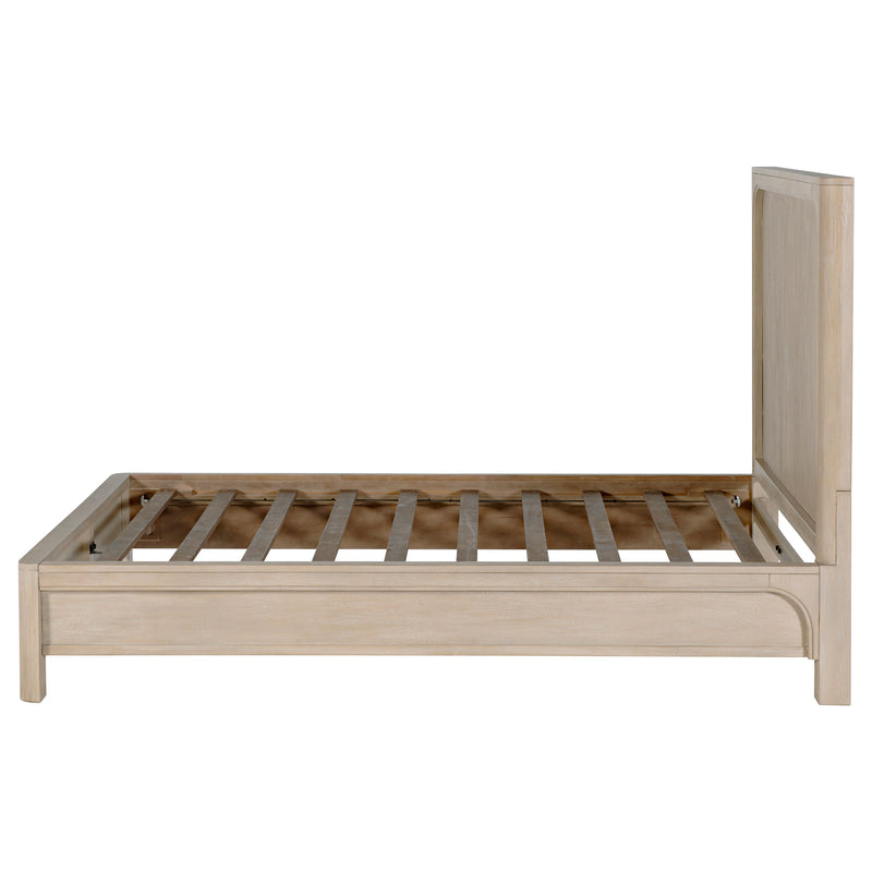 Cama con dosel Solano de 85 pulgadas en mango envejecido