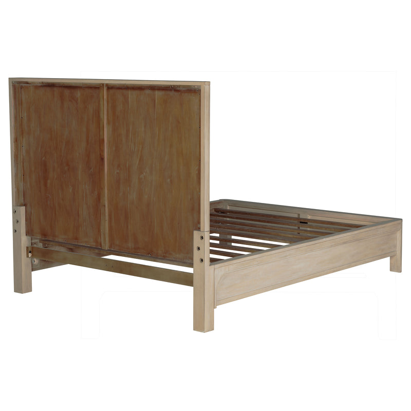 Cama con dosel Solano de 85 pulgadas en mango envejecido