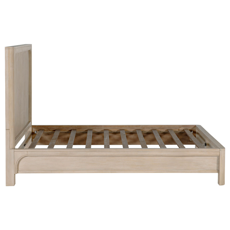 Cama con dosel Solano de 85 pulgadas en mango envejecido