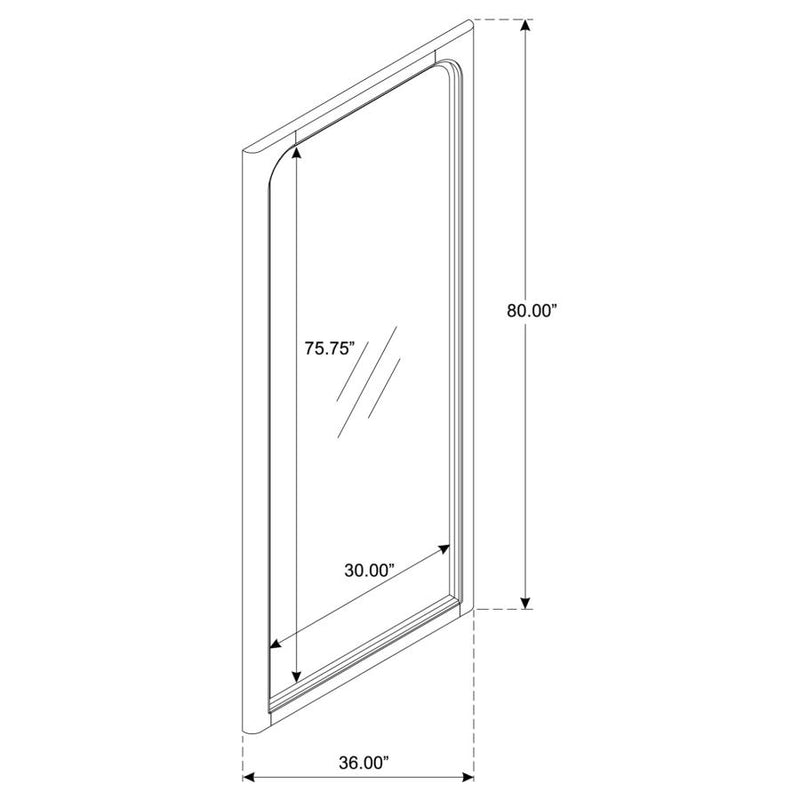 Solano 80-inch Length Floor Mirror