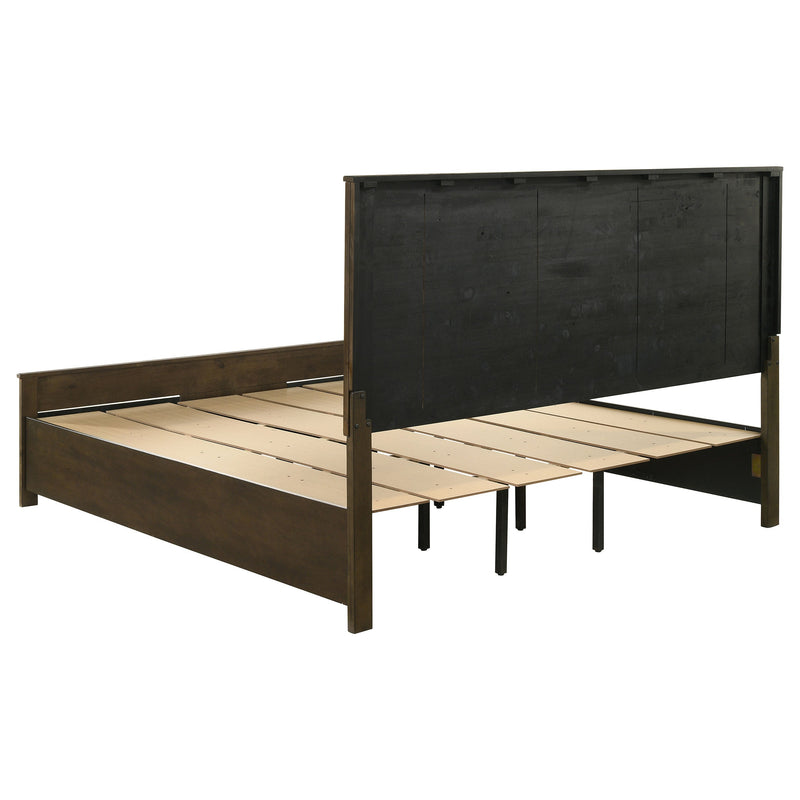 Juego de dormitorio Woodmont marrón dorado rústico