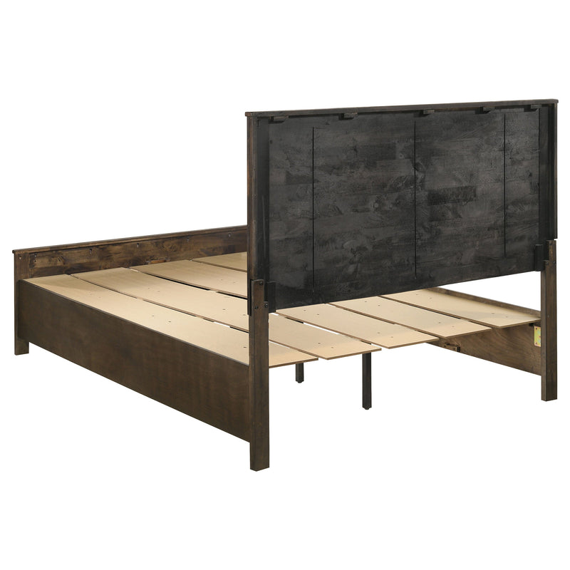 Juego de dormitorio Woodmont marrón dorado rústico