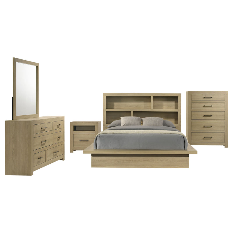 Juego de dormitorio Hendricks, roble claro