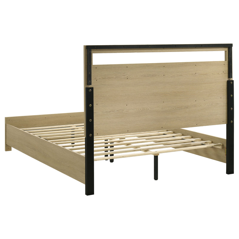 Juego de dormitorio Hendricks, roble claro