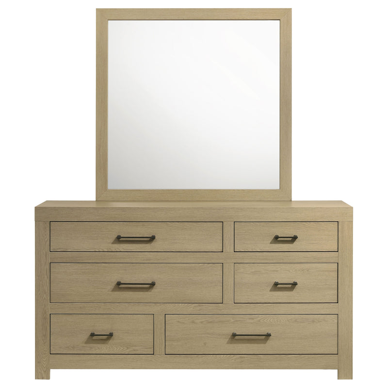 Hendricks 6-drawer Bedroom Dresser Light Oak