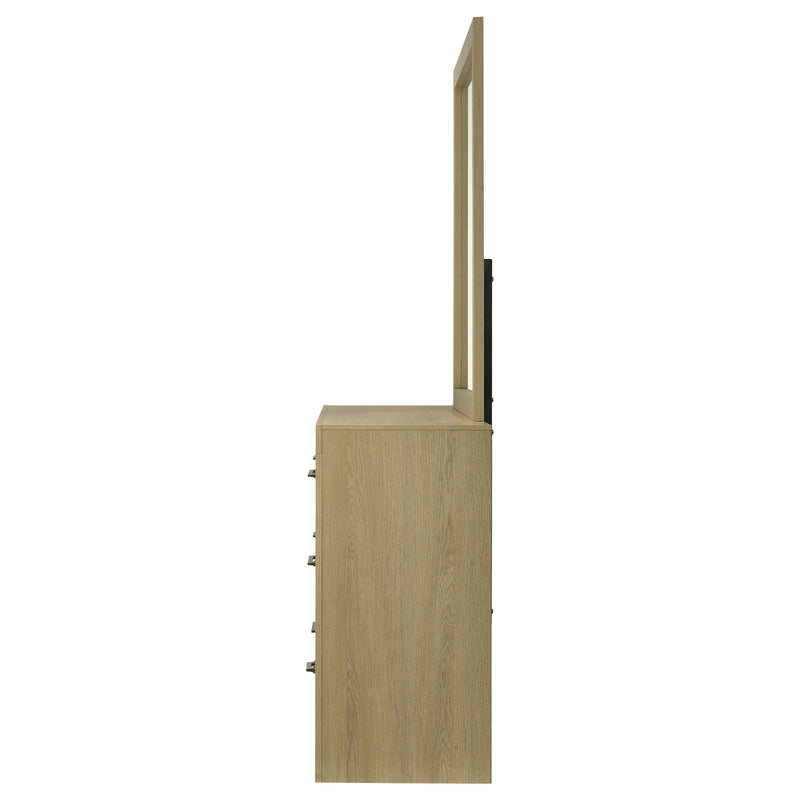 Hendricks 6-drawer Bedroom Dresser Light Oak
