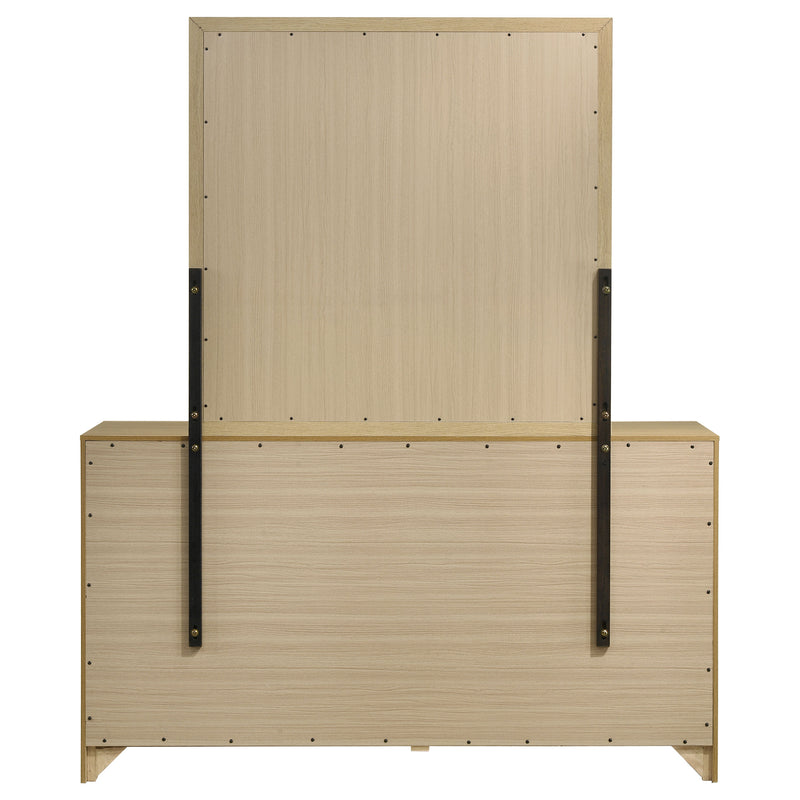 Hendricks 6-drawer Bedroom Dresser Light Oak