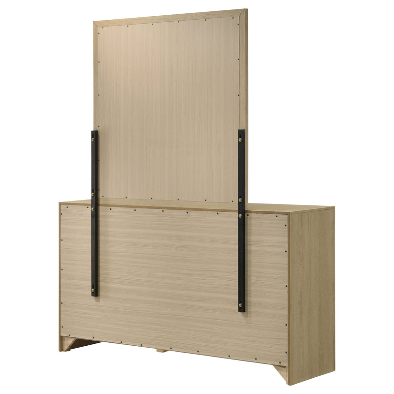 Hendricks 6-drawer Bedroom Dresser Light Oak