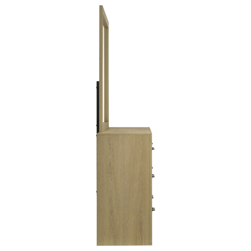 Hendricks 6-drawer Bedroom Dresser Light Oak