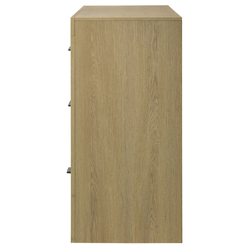 Hendricks 6-drawer Bedroom Dresser Light Oak