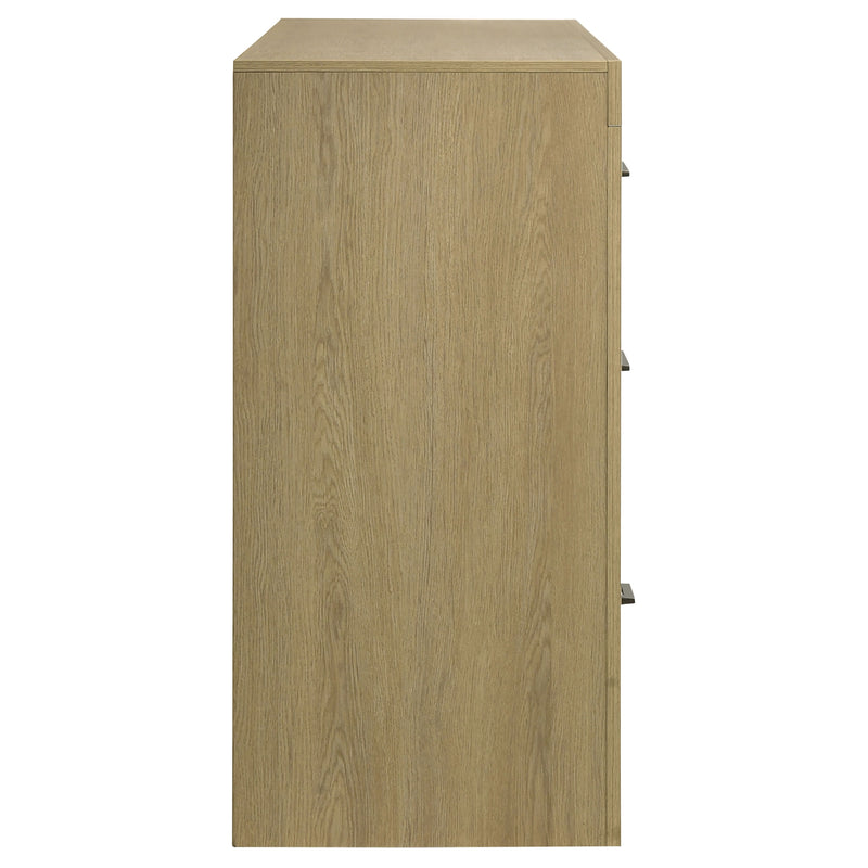 Hendricks 6-drawer Bedroom Dresser Light Oak