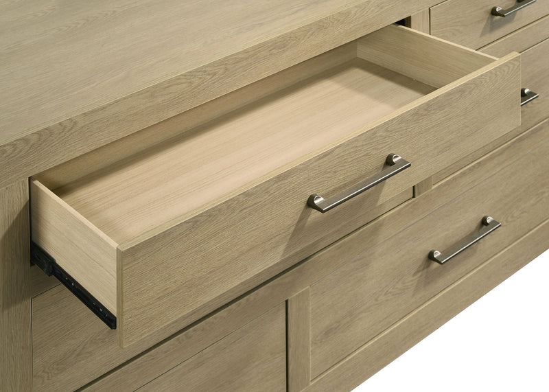 Hendricks 6-drawer Bedroom Dresser Light Oak