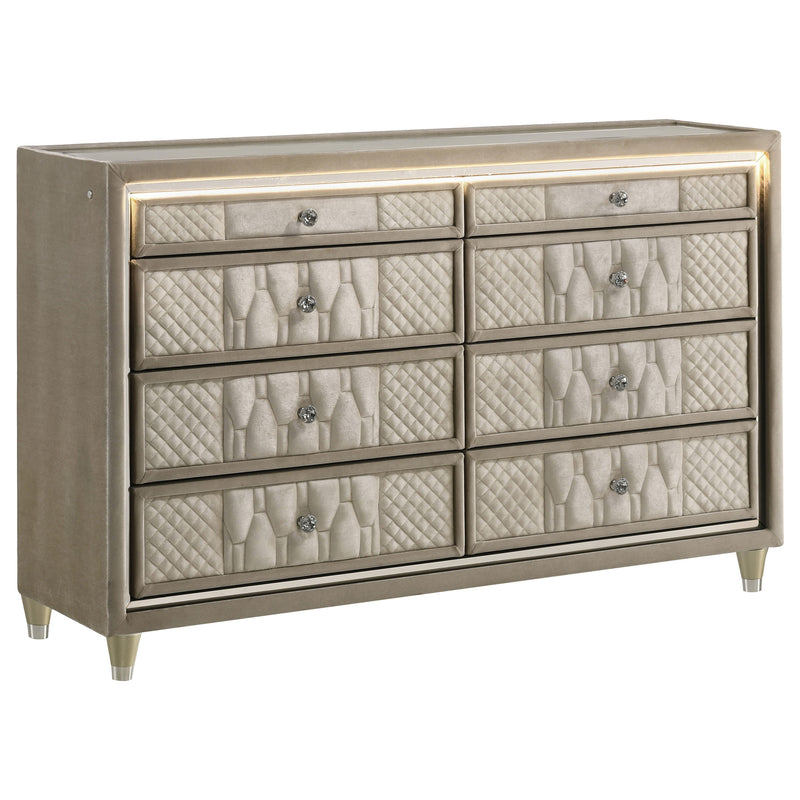 Lorient Bedroom Set Ivory and Camel