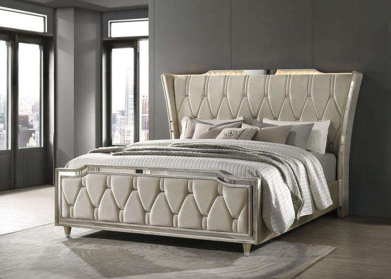 Lorient LED Upholstered Bed