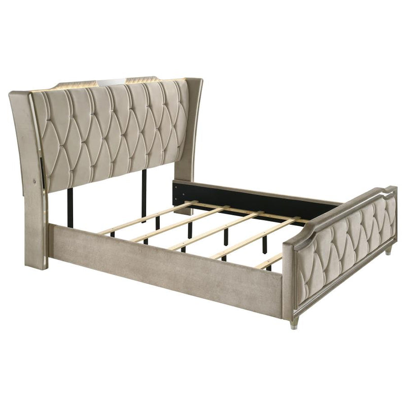 Lorient LED Upholstered Bed
