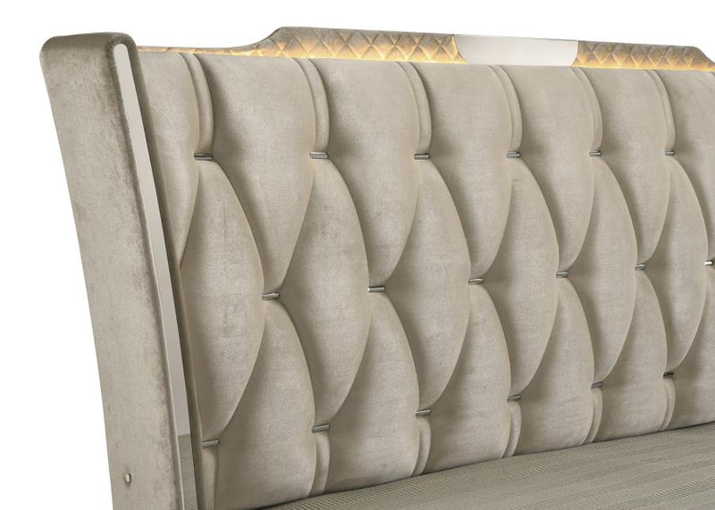 Lorient LED Upholstered Bed
