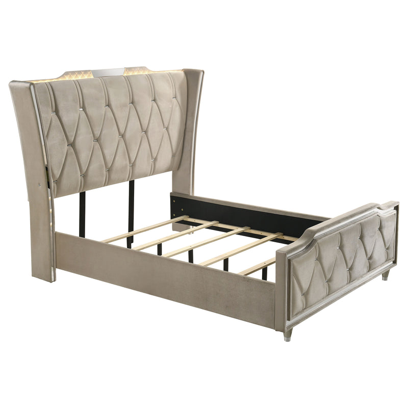 Lorient Bedroom Set Ivory and Camel