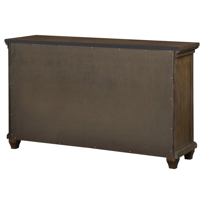 Bennington Rectangular 7-drawer Dresser Acacia Brown