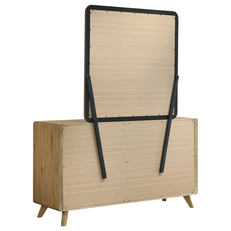 Bennett 6-drawer Bedroom Dresser Cabinet Light Oak