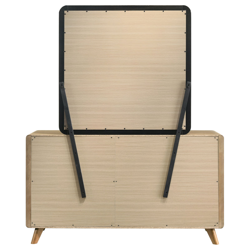 Bennett 6-drawer Bedroom Dresser Cabinet Light Oak