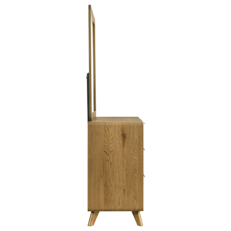 Bennett 6-drawer Bedroom Dresser Cabinet Light Oak
