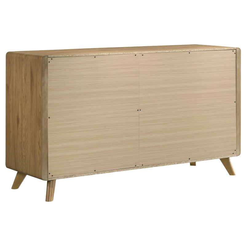 Bennett 6-drawer Bedroom Dresser Cabinet Light Oak