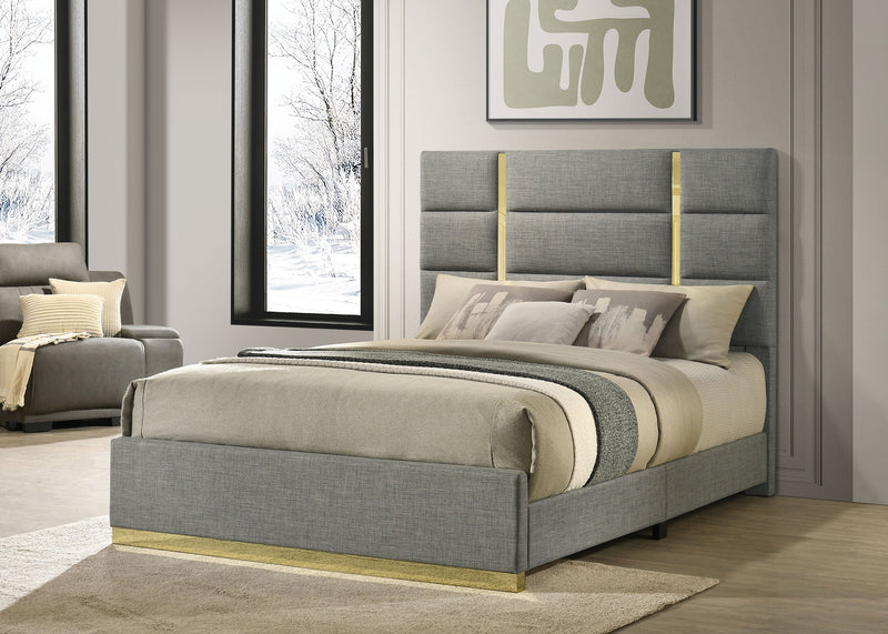 Ines 52-inch Fabric Upholstered Panel Bed