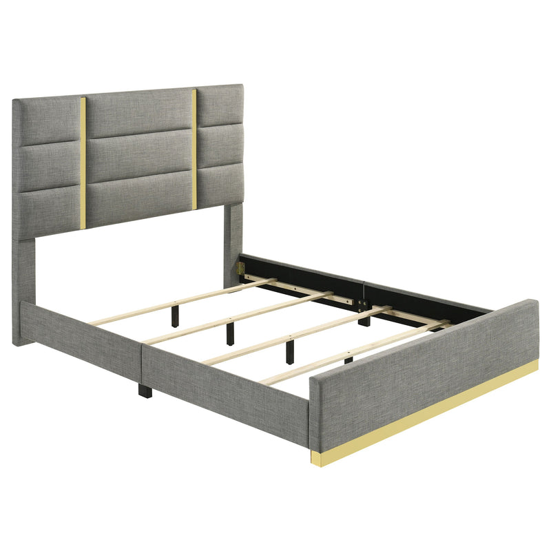 Ines 52-inch Fabric Upholstered Panel Bed