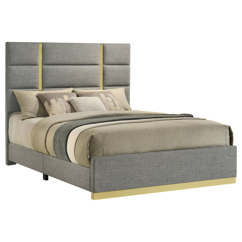 Ines 52-inch Fabric Upholstered Panel Bed