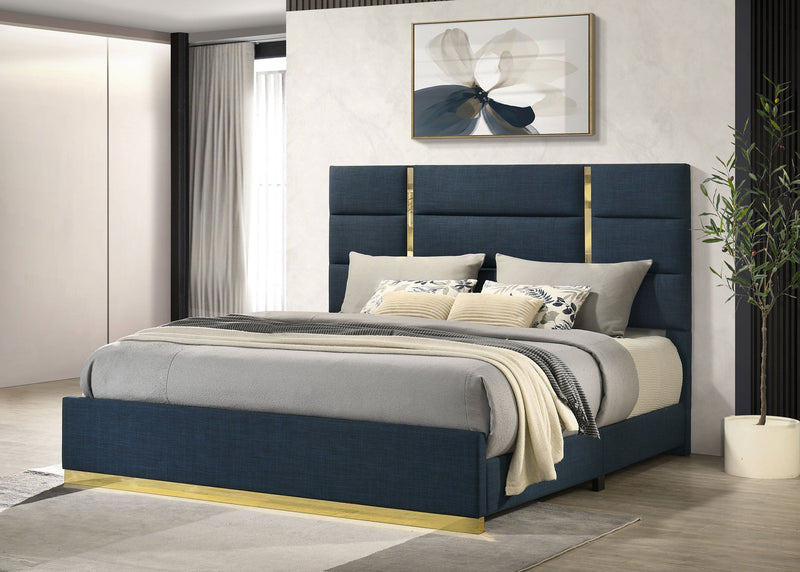 Ines 52-inch Fabric Upholstered Panel Bed