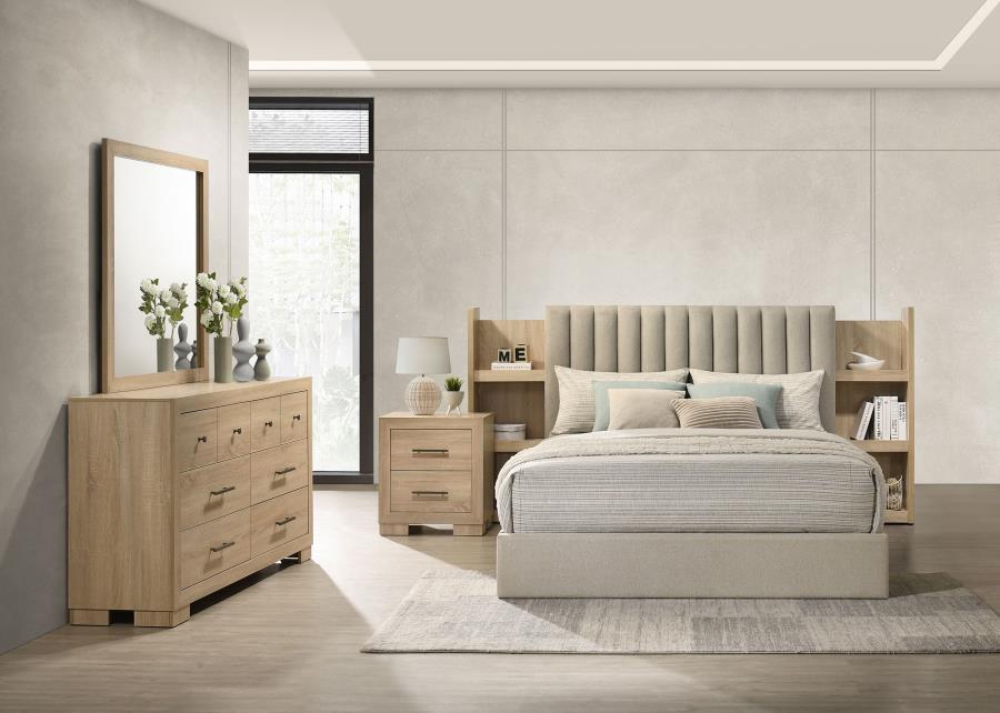 Arielle Bedroom Set Light Oak