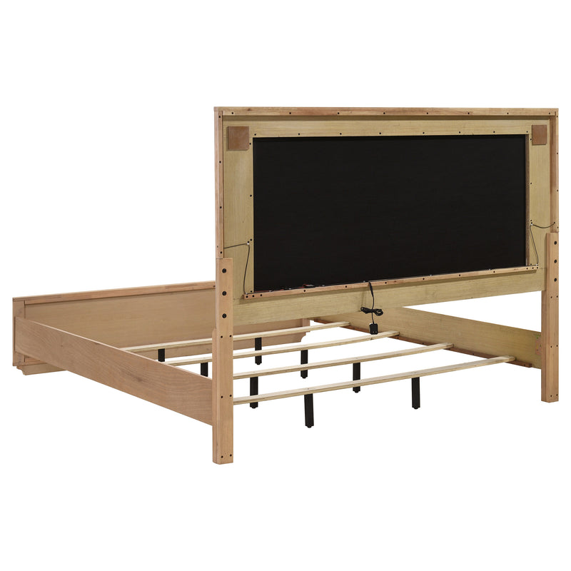 Leanne Bedroom Set Light Oak