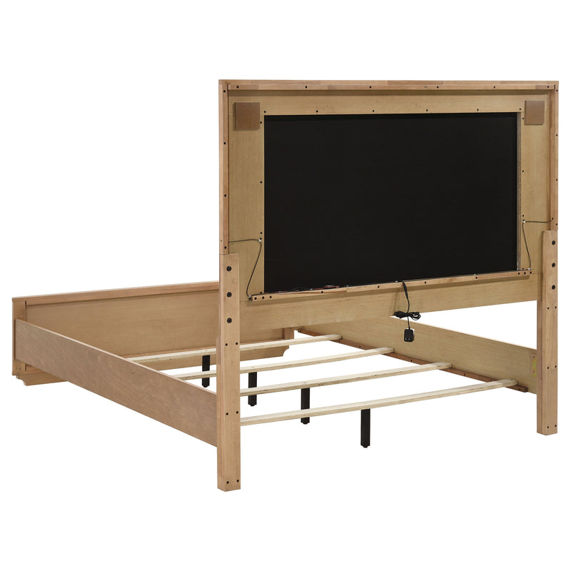Leanne Bedroom Set Light Oak