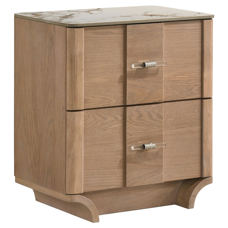 Leanne Bedroom Set Light Oak
