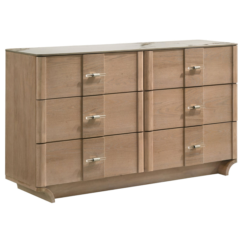 Leanne Bedroom Set Light Oak