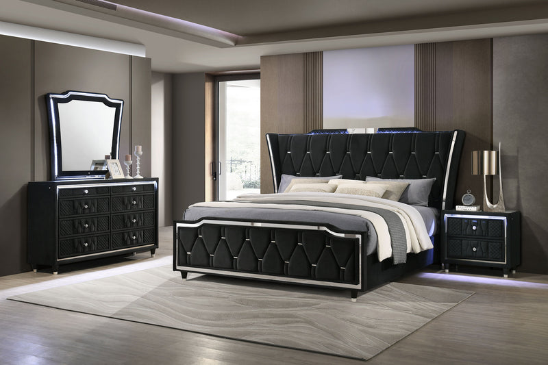 Lorient Bedroom Set Ivory and Camel