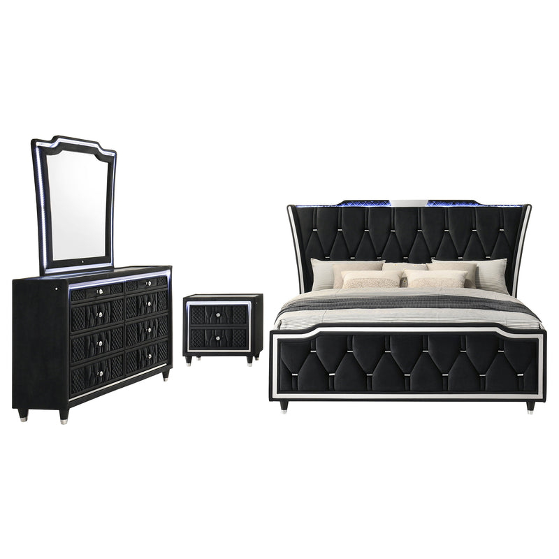 Lorient Bedroom Set Ivory and Camel