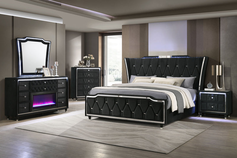 Lorient Bedroom Set Ivory and Camel