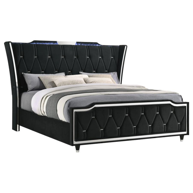 Lorient LED Upholstered Bed